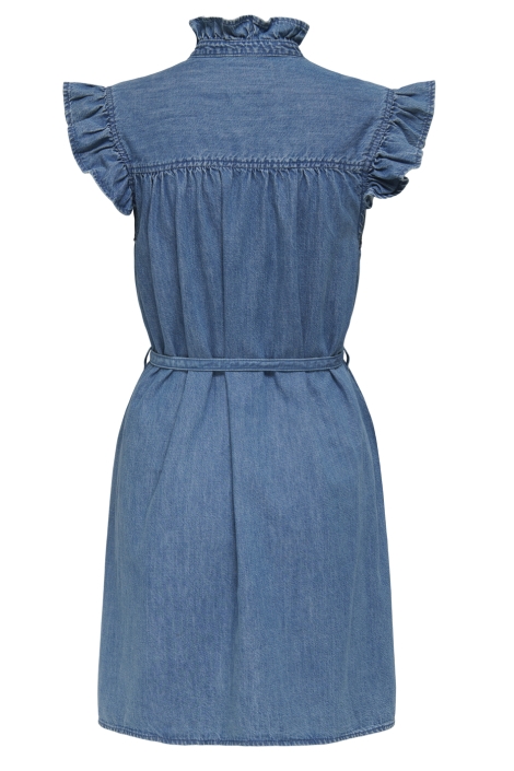 Only onlshania s/l frill dnm dress akm